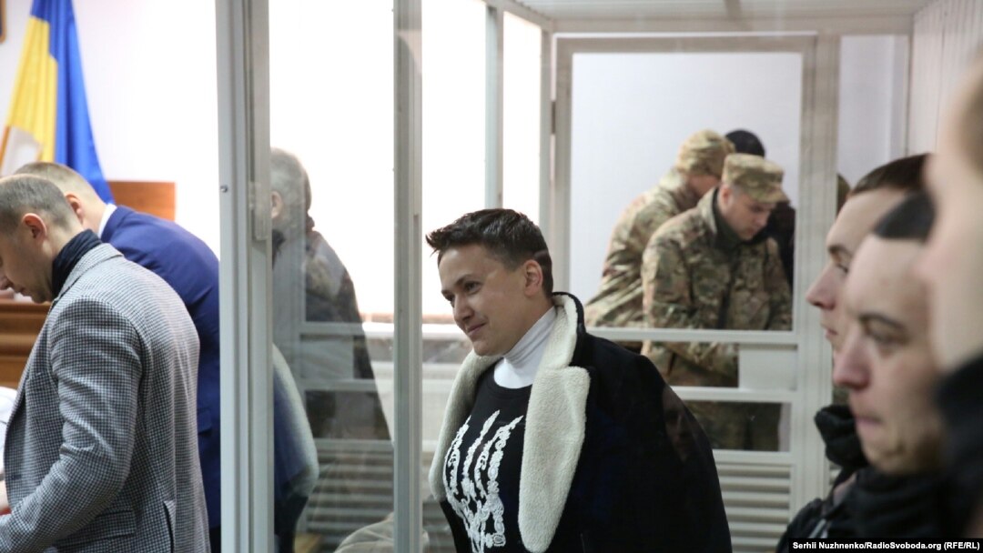 Надія Савченко в Шевченківському суді Києва, 23 березня 2018 року