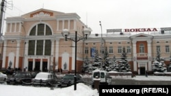 Прывакзальная плошча ў Гомелі
