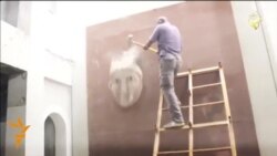 Ислам дәүләте сугышчылары борынгы сыннарны җимерә
