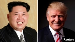 Кім Чен Ин і Дональд Трамп