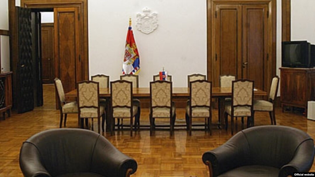Sala za sastanke u Predsedništvu Srbije