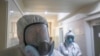 Ukraine -- Resuscitation of the infectious department of the hospital in Kyiv, COVID-19, Kyiv, 18Jun2020