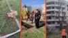 Mourners Leave Flowers, Toys For Victims Of Russian Strike In Kryviy Rih