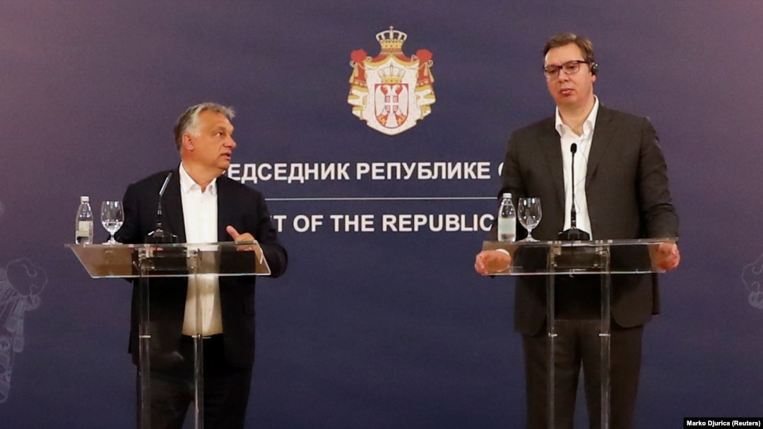 Viktor Orban i Aleksandar Vučić