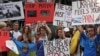 U.S. - memorial demonstration in New York demanding sanctions against Russia and military Help to Ukraine, 19 July 2014