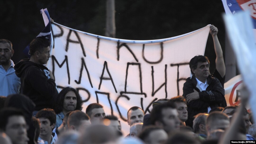 Miting podrške Ratku Mladiću, 29. maj 2011. Beograd