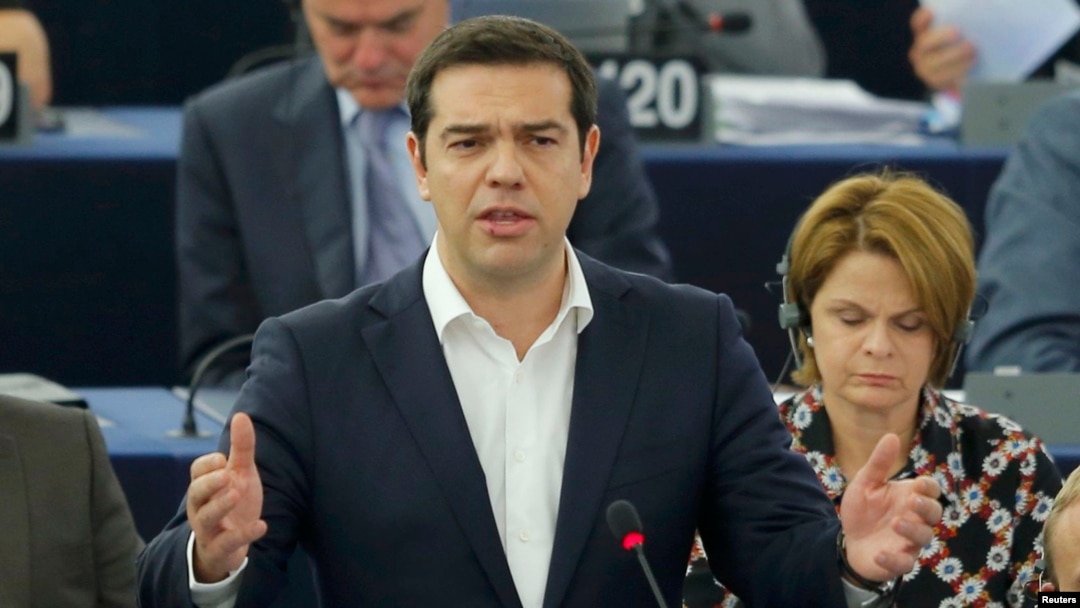 Aleksis Cipras u Evropskom parlamentu