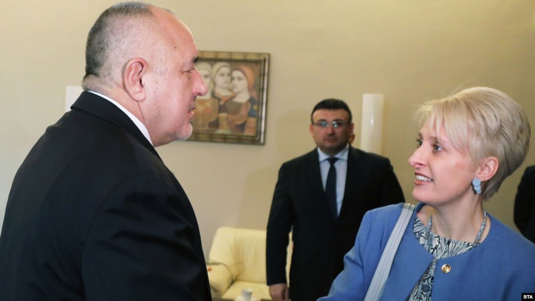 Срещата между Ема Хопкинс и Бойко Борисов