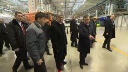 Атамбаев и Мирзиёев посетили предприятие «Man Auto-Uzbekistan»