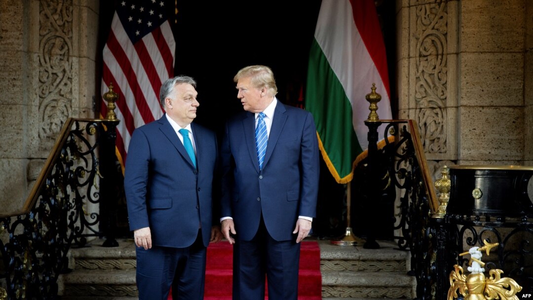 8 марта, встреча Виктора Орбана и Дональда Трампа. Фото опубликовала пресс-служба венгерского премьера 